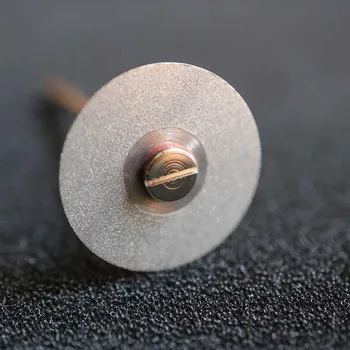 10pcs Zobni Ultra-tanek 0,15 mm Dvostranski Diamantno Rezalno Ploščo diameter22mm z 2 vretena
