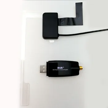USB 2.0 Ključ DAB+ Digitalni Radijski Sprejemnik, Antena za Android Navigacijske Avto DVD Predvajalnik USB DAB/DAB
