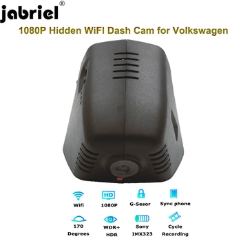 Jabriel Skrite 1080P Wifi dash fotoaparat avto dvr za Volkswagen Tiguan Atlas Passat, Golf Arteon Sharan Magotan Ateca 2013 2019 2020