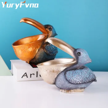 YuryFvna Toucan Figurice za Dekoracijo Doma Desk Tipko Škatla za Shranjevanje Dnevna Soba Dekoracijo Vina Kabineta, TV Omara Vhod Obrti