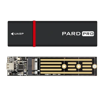 JEYI PARD PRO TIP-C USB3.1 USB3.0 m.2 SSD Mobilne Pogon PREKO VLI716 Podpora TRIM SATA3 6Gbps UASP Aluminija SSD HDD Ohišje