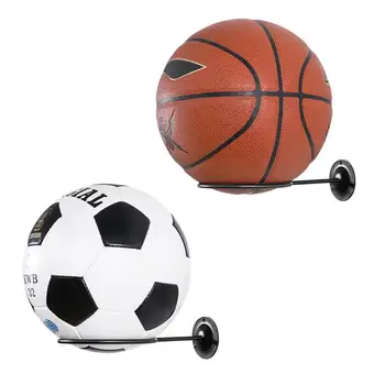 2PCS Wall-Mounted Ball Imetniki Košarka razstavna Stojala Za Košarka Nogomet Odbojka Vadba Žogo Shranjevanje