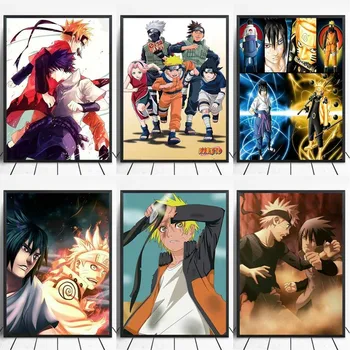 Naruto Plakat Klasičnih Anime Platno Slikarstvo Plakatov In Fotografij Stenske Slike Za Dnevno Sobo Risanka Dekoracijo Doma Dekor