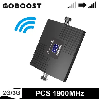 GOBOOST KOS 1900 MHz Signala Booster 2g 3g Mibile Telefon Signala Ojačevalnika Pas 2 Enotnega Pasu, Ponovitev