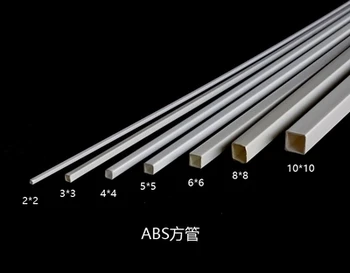 Arhitekturni Model Material Cevi ABS Plastične Cevi, dolžina 25 cm, različnih specifications100pcs