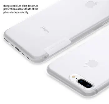Za Apple iPhone 8 Ohišje za iPhone 7 Primeru Zajema NILLKIN Narave Pregleden Mehko TPU Zadnji Pokrovček Case za iPhone 8 7 Plus