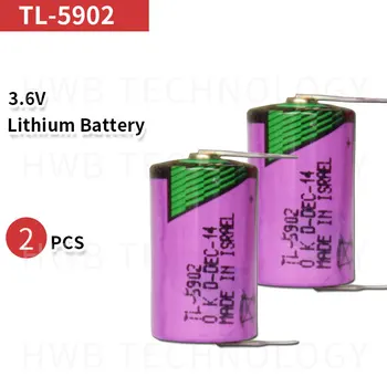2PCS ZA TADIRAN ER14250 TL-5902 SL350 / 750 TL-2150 1/2AA 3,6 V litij baterije za PLC S filejem (pljučno