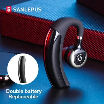 SANLEPUS Brezžična Bluetooth Slušalka Bluetooth Slušalke Poslovnih Slušalke z Mikrofonom za Prostoročno uporabo za Vožnjo Avtomobila za iPhone, Samsung