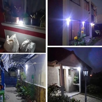 A2 LED sončne svetlobe sončna luč PIR Senzor lučka 80LED na prostem, v zaprtih prostorih doma nepremočljiva Ip 65 vrt Ločeni