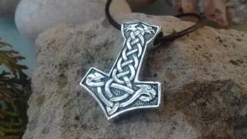 Mjolnir Obesek Viking Nakit Thor je Kladivo Skandinavskih Norse Amulet mjolnir ogrlica mjolnir talisman