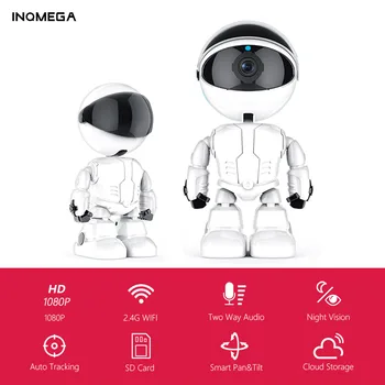 INQMEGA 1080P Oblak IP Kamero Robot Inteligentni Fotoaparat, Wi-fi Robot Fotoaparat Home Security Brezžični CCTV Kamere