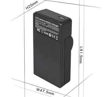 Polnilec za Samsung WB150F, WB250F, WB350F, WB500, WB550, WB600, WB650, WB700, WB750, WB1000 Digitalni Fotoaparat