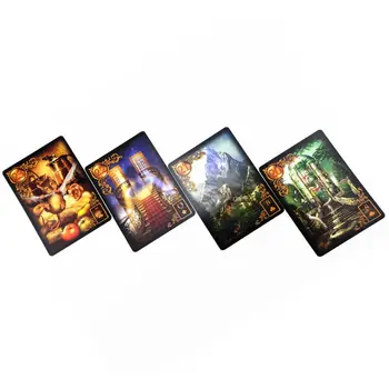 Gilded Sanjarija Lenormand Jasnovidcev Card Full Angleški 47 Tarot Karte, Prerokovanje Usode