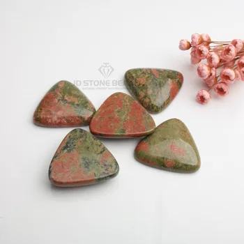 Naravni Kamen Cabochons trikotnik Oblike agate quartz unakite jasper kamen Kroglice Za Nakit, Izdelava DIY Gemstone