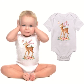 Poletje Newborn Baby Oblačila Baby Fantje risanka fox igralne obleke 18-24 M Unisex Otroške igralne obleke srčkan Risanka Oblačila za Živali Set