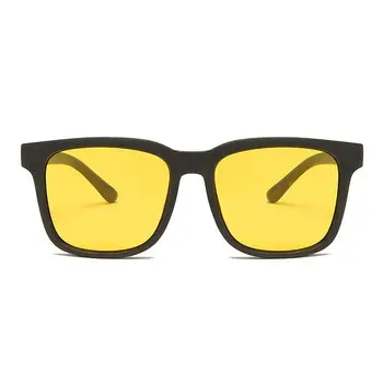 Klasična Nočno Vizijo Očala Moških Polarizirana, Rumena Leča Gafas Anti-glare Avto Vožnjo sončna Očala Moški Očala UV400 Oculos