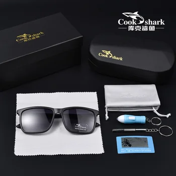 Kuhamo Shark Moške Polarizirana sončna Očala Vožnje Posebne Sprememba Barve Dan in Noč Vozniki Vožnjo sončna Očala za Moške Tide