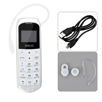 Dolgo-CZ J8 bluetooth Narečje mini mobilni Telefon 0.66 palčni z Rokami Brezplačna Podpora FM Radio, Mikro Kartice SIM, Omrežjem GSM,