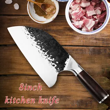 Strokovno 8 inch Kuhinjski Nož Kuhar Noži Za Meso Cleaver Rastlinskih Slicer iz Nerjavečega Jekla