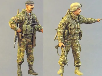 1/35 obsega Modern Warfare Vzhodu ukrajine borcev 2 osebi miniature Smolo Model Kit slika Brezplačna Dostava