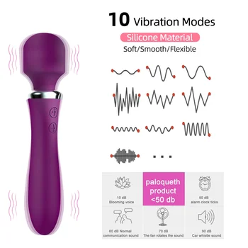 G Spot Vibrator, Vibrator 10 Vibrira Načini Zmogljiv AV Palico Massager Adult Sex Igrača za Žensko Klitoris Spodbujanje Ženski Vibrator Erotične Igrače