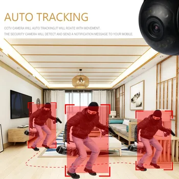 1080P Kamera Wi-fi Ulica Ip PTZ Prostem Nepremočljiva Nadzor 4X Digitalni Zoom Onvif AI Človeško Zaznavanje Varnosti CCTV Kamere