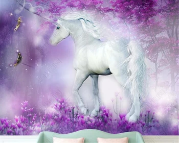 Beibehang ozadje za otroke, soba po Meri nalepke ozadje gozd sanje Pegasus spalnica ozadje ozadje doma dekoracijo