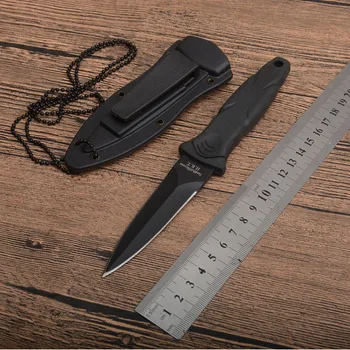 NOVO 440C Rezilo ABS ročaj fiksno rezilo noža prostem kampiranje lovski nož Taktično preživetje žep sadje Pripomoček Noži, orodje EOS