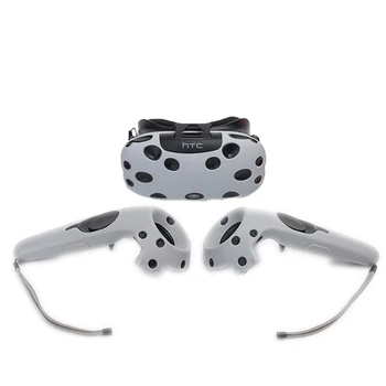 Silikonski roko Primeru Kožo Lupini za HTC Vive PlayStation Virtualne Realnosti Očala/100 KOZARCEV za Belo Zaščitno Higieno Oči pad Masko