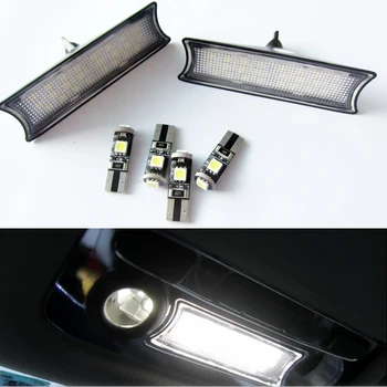 6pcs LED Spredaj Zadaj Branje Svetlobe Nagib Svetilke Doom Žarnica za BMW E90 E91 E93