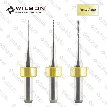 WilsonDental Rezkanje Burs, primerni za Ime-Icore 350/550/750 Stroji za Rezanje Cirkonij - Skupna Dolžina 53mm