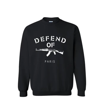 AK-47 Brani Parizu.smešno Slogan Pištole-hoodies za Pištolo Kolektorji