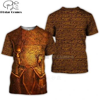 Skrivnostni retro stari Horus Egipt 3d Vseh Tiskanih t srajce tees poletje smešno kratek rokav Halloween tshirt cosplay oblačila