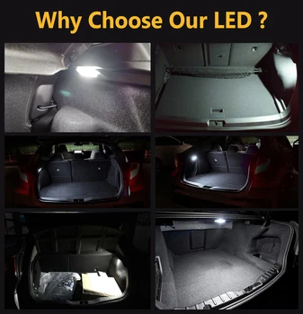 LED Prostor za Prtljago Notranje Luči Prtljažnik, Svetilke Za Honda Civic, Accord Mesto CR-Z CR-V Jazz Fit Crosstour FR-V, HR-V Vpogled