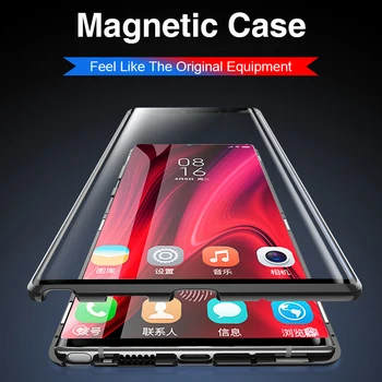 Magnetni Adsorpcije Flip Primeru Telefon Za Xiaomi MI A3 10 Pro 9 Lite 9 Svetlobe, Mi10 360 Hrbtni Pokrovček na Xiomi Redmi Opomba 9 9 8T 8 Pro