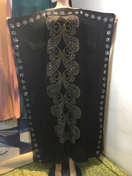 NOVA Moda Afriki slog abaya dolgo Dashiki Diamond Bat Oblačila Črno Obleko Kalama Ohlapno In Udobno Muslimanskih Robe Za Lady