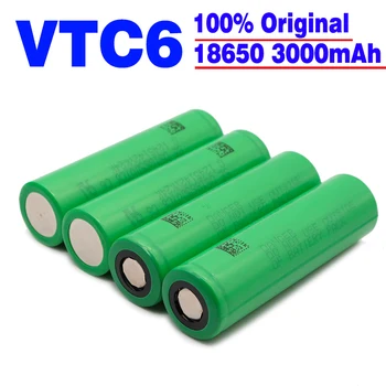 Original 18650 baterijo VTC6 3,7 V 3000mAh 18650 polnilna baterija za Elektronsko Cigareto us18650 vtc6 30A Luč Igrače Orodja
