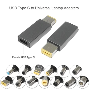 USB 3.1 Vrste C, USB C Prenosni Polnilec Power Adapter Pretvornik USB Tip C Ženski 7.4*5.0 4.0*1.35 5.5*2.5 4.5*3.0 mm Dc Vtič Priključek