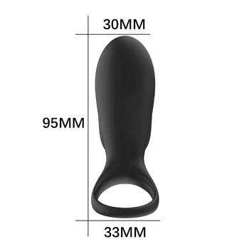 36 Načini Vibracijska Penis Prstan Stimulator Klitorisa Petelin Obroč Zavira Ejakulacijo Silikonski Vibrator, Vibrator Sex Igrače za Pare