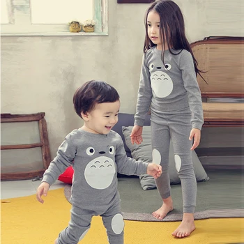 Dekleta Cute Pižamo Otroci Pižame Nastavite Fantje Dinozavri Sleepwear Moda Pižame Set 2-11Y Doma Otroke pižamo Baby Boy Oblačila