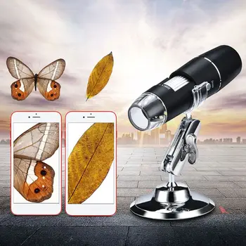 WiFi 1000X Digitalni Mikroskop 8-LED Luči Lupo Video Kamere Za iPhone iOS/Android 37MB