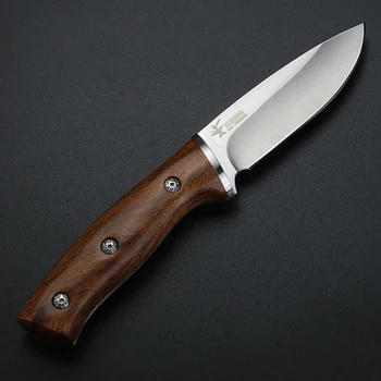 Na prostem visoke kakovosti kratki nož visoko trdoto posebne boj za preživetje naravnost nož divje lovski nož