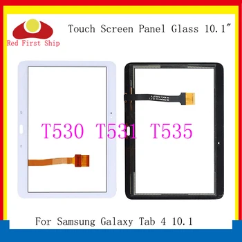 10Pcs/veliko Za Samsung Galaxy Tab 4 10.1 T530 T531 T535, Zaslon na Dotik, Računalnike Plošča Steklo Objektiv T530 LCD Sprednji Senzor Zamenjava