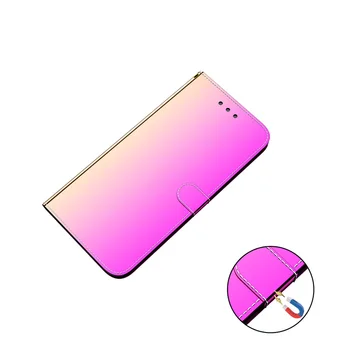 Ogledalo Flip Primeru Za Samsun S20 Ultra Nemoteno Gradient Barva Zaščitni Za Samsung Galaxy S10 S20 S10E S8 S9 Plsu Pokrov
