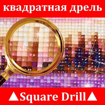 Diamond Mozaik Kita 5D DIY Vezenje Diamond Slikarstvo Živali Sliko Nosorogovo Doma Dekoracijo Celoten Kvadratni Vaja XY1