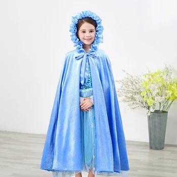 Božič Dekleta Princesa Plašč Srčkan Žamet Hooded Dolgo Ruto Halloween Cosplay Otroški Kostumi Fancy Pravljice Cape Otroci Oblačila