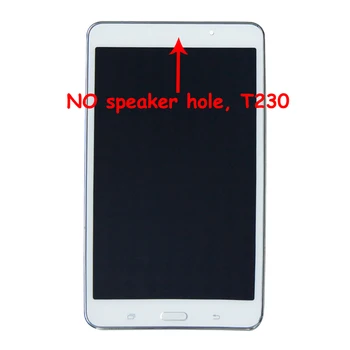 LCD zaslon Za Samsung Galaxy Tab 4 7.0 T230 SM-T230 T231 SM-T231 LCD Zaslon, Zaslon na Dotik, Računalnike Senzorja Montaža Z Okvirjem