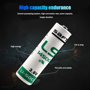 1PCS postavitev temeljev saft LS14500 ER14505 AA 3,6 V 2450mAh litijeva baterija za objekt, oprema, rezervni generična baterija litij -