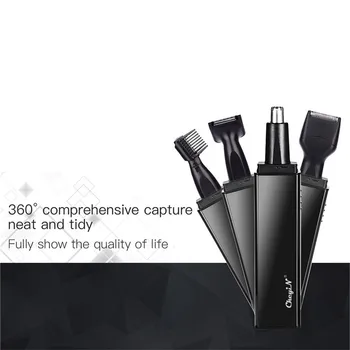 CkeyiN Multi USB Polnilne Nos, Uho Hair Trimmer Prenosni Odstranjevanje Dlak Brivnik Obrvi Trimer Varno Trajno Nego Obraza, škatla za Orodje