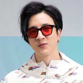 Korejska Znamka, Design Nežen Klasičnih Acetat Kvadratnih sončna Očala Ženske Moški sončna Očala z Barvne Leče UV400 Zaščito Sunglass